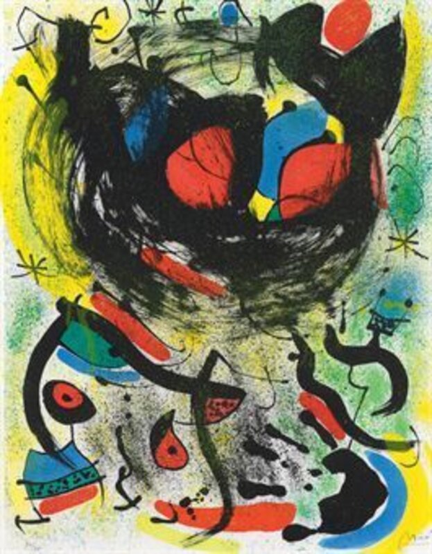 Joan Miró, ‘Les Voyants 661’, 1970, Print, Lithograph in colour on paper, The WhiteHouse Gallery Johannesburg