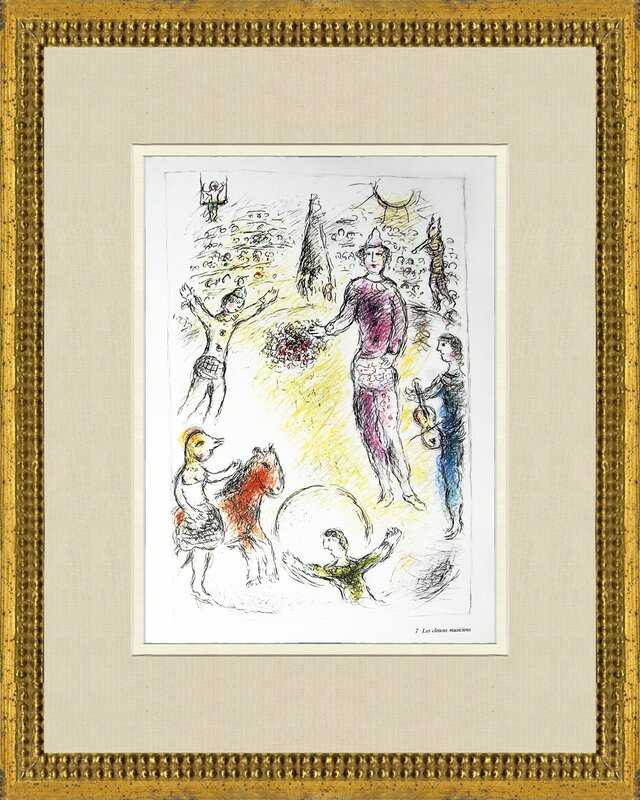 Marc Chagall, ‘Les Clowns Musiciens’, 1981, Print, Offset Lithograph, ArtWise
