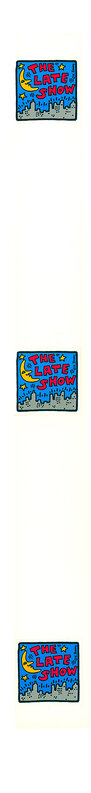 Keith Haring, ‘Keith Haring 'The Late Show' (1980s Haring Tokyo pop shop collectibles)’, c. 1988, Design/Decorative Art, Set of 3 adhesive stickers, Lot 180 Gallery