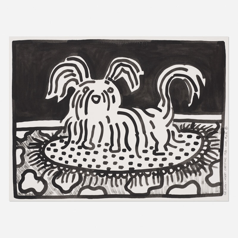 Keith Haring, ‘Untitled’, 1988, Print, Ink on paper, Rago/Wright/LAMA/Toomey & Co.