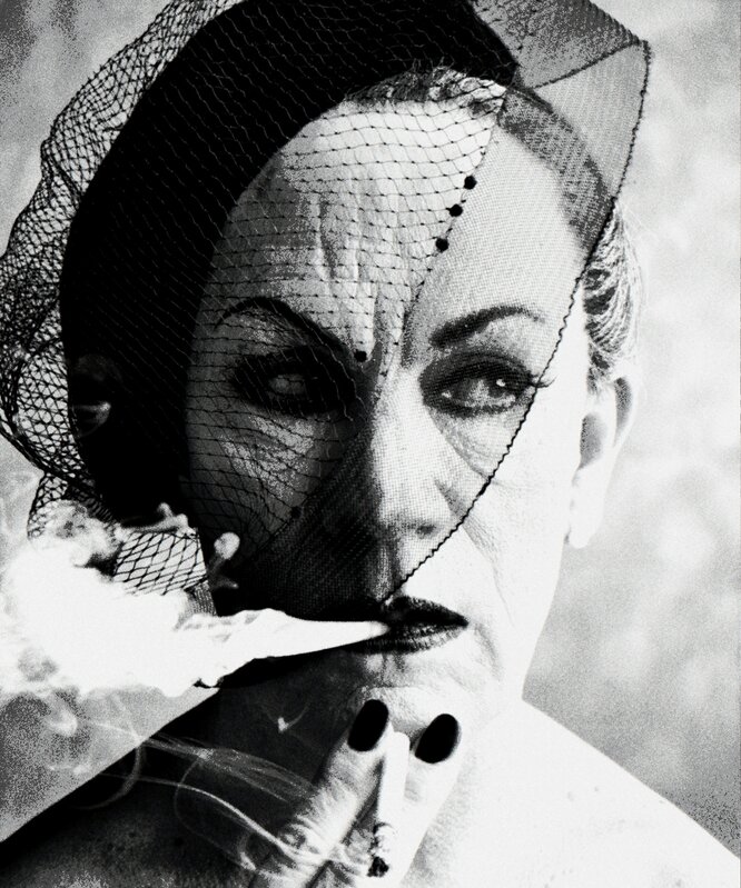 Sandro Miller, ‘William Klein / Smoke and Veil, Paris (Vogue), 1958 ’, 2014, Photography, Archival Pigment Print, Fahey/Klein Gallery
