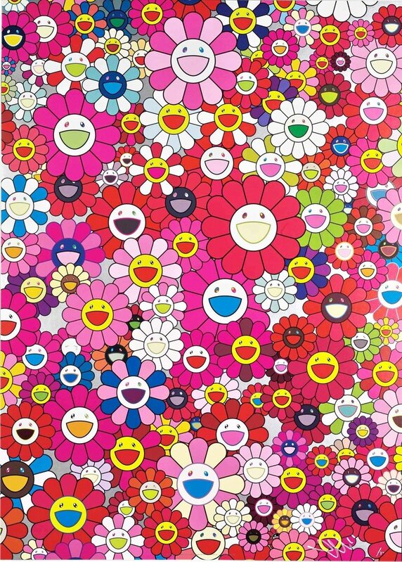 Takashi Murakami, ‘An Homage to Monopink, 1960 A’, 2012, Print, Offset print with cold stamp, Lougher Contemporary