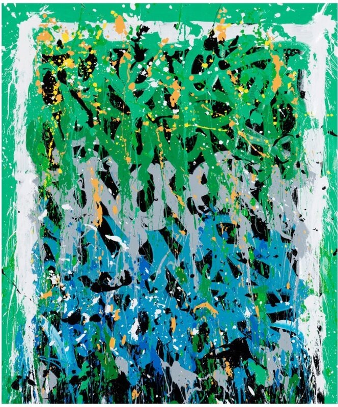 JonOne, ‘The color of money ’, 2017, Painting, Acrylic and ink on canvas, We Art Partners