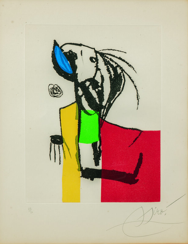 Joan Miró, ‘The Suite Chanteur des Rues’, 1981, Print, Color etchings with aquatint on cream paper, Skinner