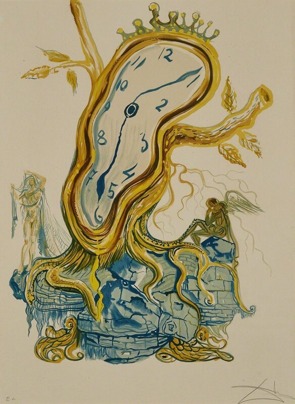 Salvador Dalí, ‘Stillness Of Time’, Print, Colour photolithograph of an original gouache on Arches France watermarked paper, Waddington's