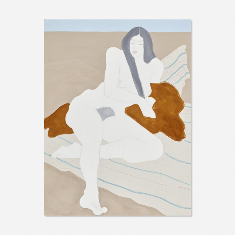March Avery, ‘White Nude’, 1975, Painting, Oil on canvas, Rago/Wright/LAMA/Toomey & Co.