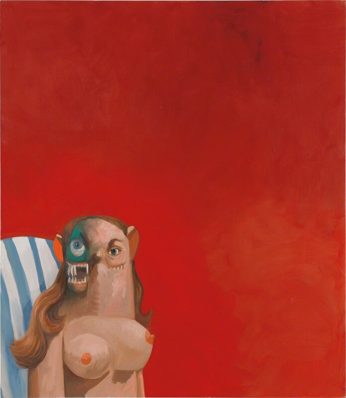 George Condo, ‘Red and Green Composition’, 2006, Painting, Oil on canvas, Phillips