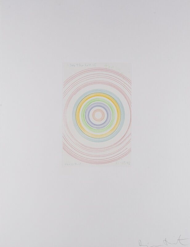 Damien Hirst, ‘I Saw Half of the Moon (from In a Spin, The Action of the World on Things I)’, 2002, Print, Etching printed in colours, Forum Auctions