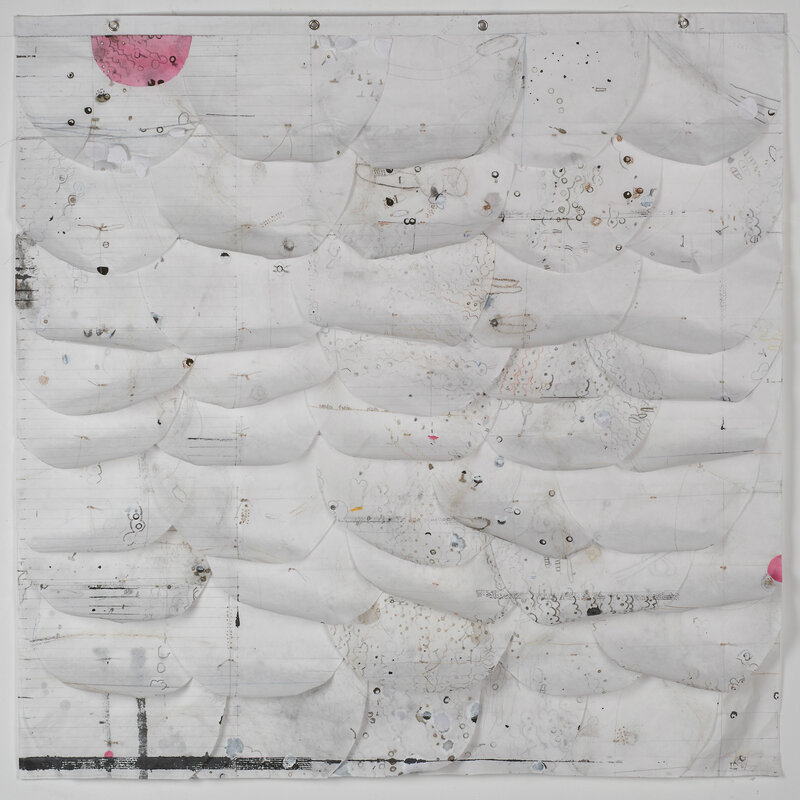 Liz Douglas, ‘Mire Pools and Pockets’, 2020, Painting, Mixed media on Japanese paper, &Gallery