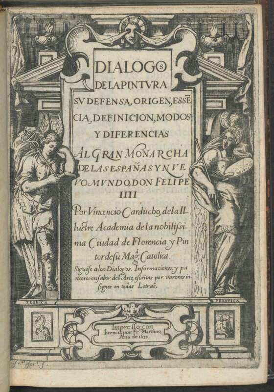 Vicente Carducho, ‘Dialogos de la pintvra : sv defensa, origen, essecia, definicion, modos y diferencias’, 1633, Other, The Metropolitan Museum of Art
