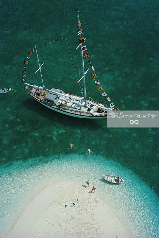 Slim Aarons, ‘Exuma Holiday (Yachting in the Bahamas) Slim Aarons Estate Edition’, 1964, Photography, Chromogenic Lambda Print, Undercurrent Projects