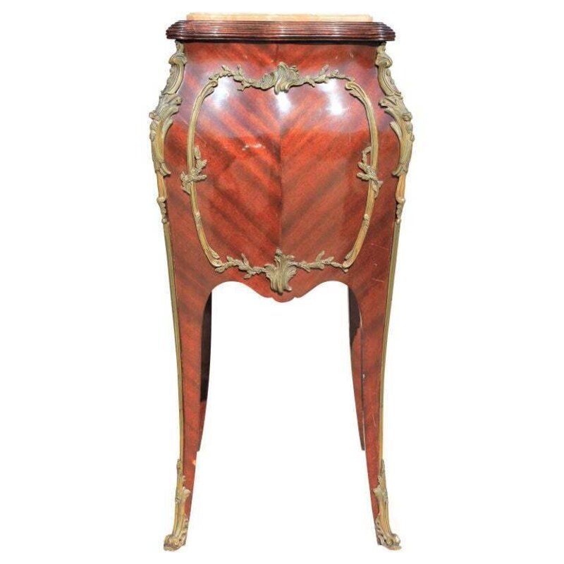 Unknown Maker, ‘Small Ornate Ormolu Mounted French Louis XVI Style Bombé Commode or Chest’, Early 20th Century, Design/Decorative Art, Bronze and wood, Reeves Art + Design