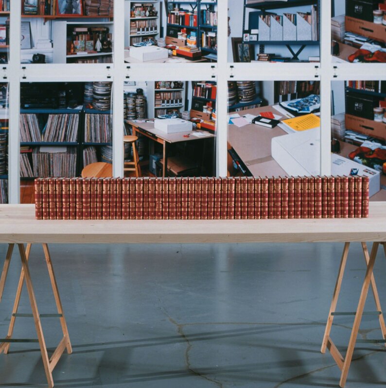 Allen Ruppersberg, ‘The New Five Foot Shelf’, 2001, Installation, The installation consists of 50 books and 44 posters Dimension of the installation: variable Limited edition of 10 copies and 2 artist’s proofs, michèle didier