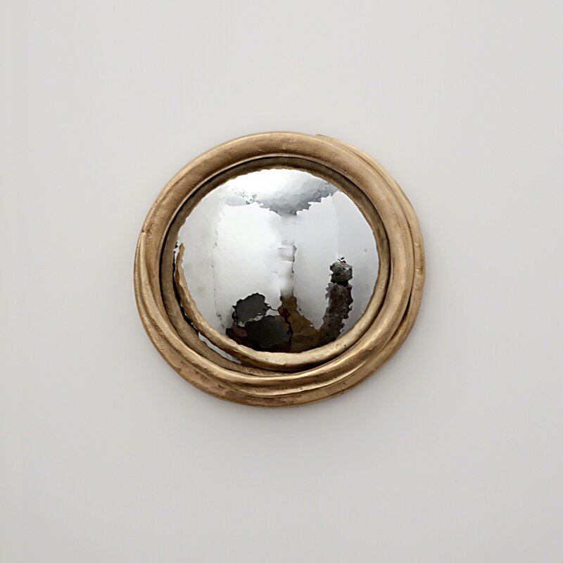 Michel Salerno, ‘Lovely Ring Handmade Mirror’, 2013, Design/Decorative Art, Bronze, chromed copper, Maison Gerard