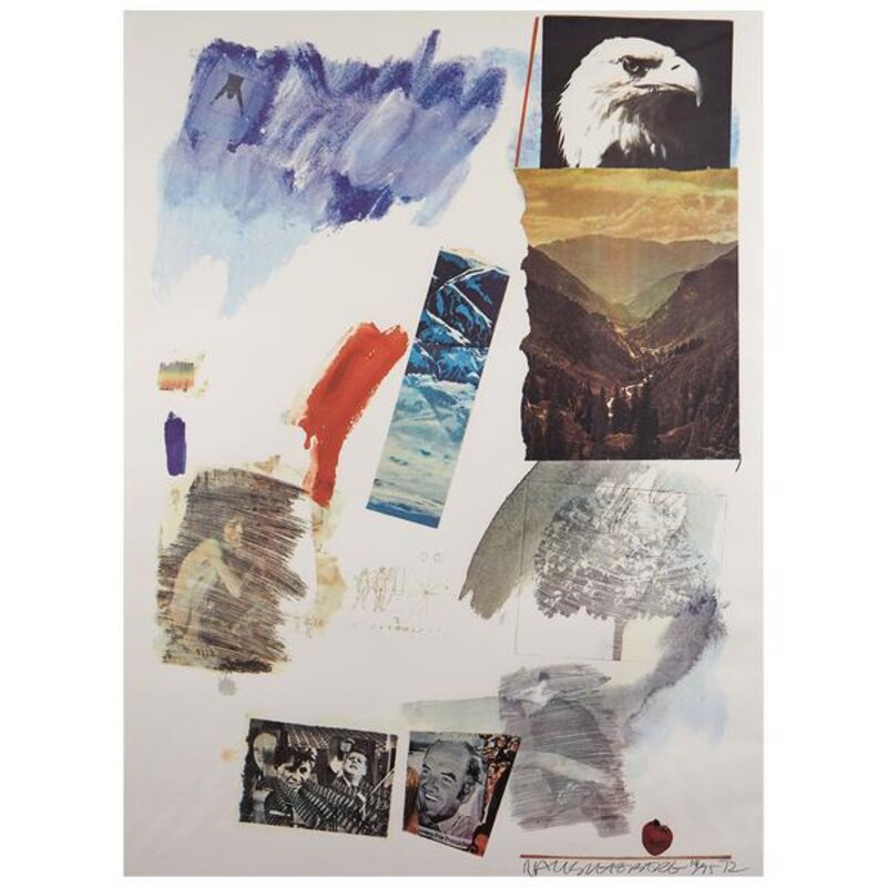 Robert Rauschenberg, ‘McGovern’, 1972, Drawing, Collage or other Work on Paper, Lithograph on wove paper, Caviar20
