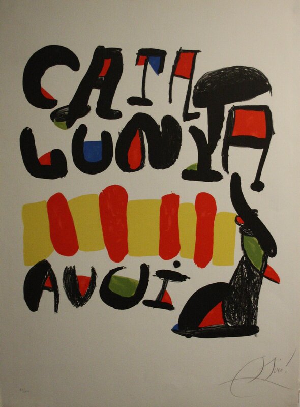 Joan Miró, ‘Catalunya-Avui’, 1981, Print, Litography, Galería Atelier 