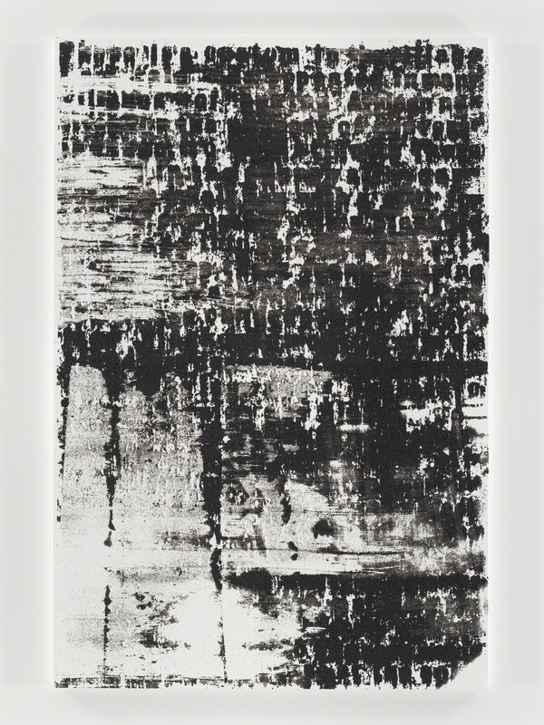 Glenn Ligon, ‘Masquerade #10’, 2006, Painting, Silkscreen and coal dust on canvas, Regen Projects