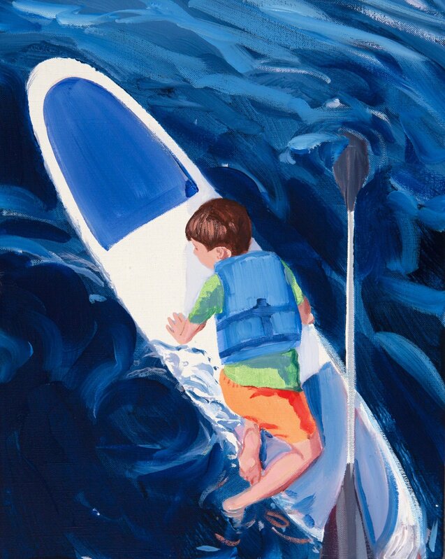 Sebastian Blanck, ‘Paddle Board III’, 2018, Painting, Oil on linen, Dowling Walsh