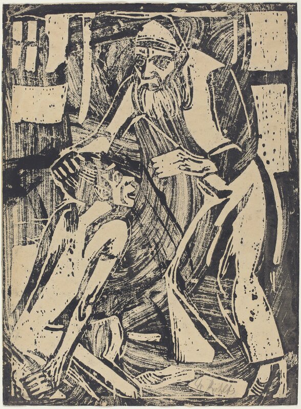 Christian Rohlfs, ‘Return of the Prodigal Son’, 1916, Print, Woodcut, National Gallery of Art, Washington, D.C.