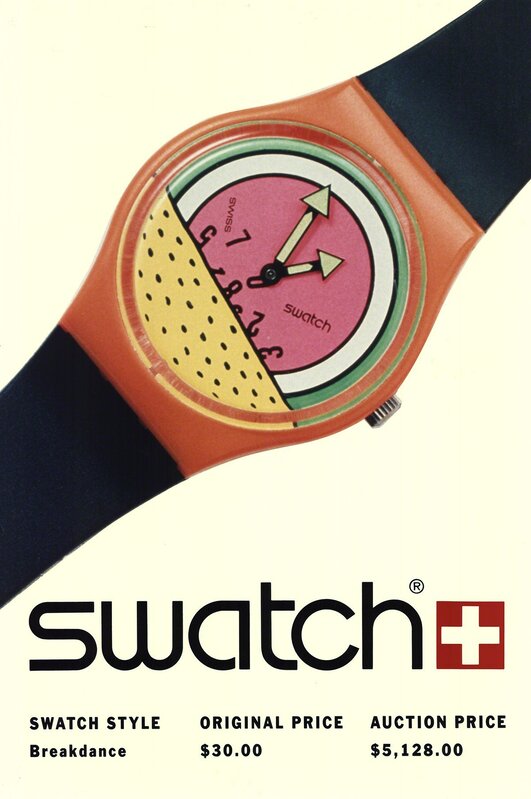 Keith Haring, ‘Swatch: Breakdance’, Ephemera or Merchandise, Offset Lithograph, ArtWise