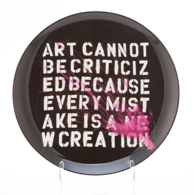Mr. Brainwash, ‘Art Cannot Be Criticized’, 2020, Ephemera or Merchandise, Fine bone china, Heritage Auctions