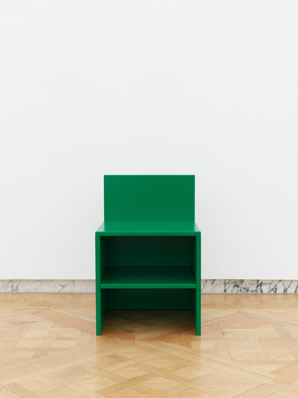 Donald Judd, ‘Chair 2’, 1984/2023, Design/Decorative Art, Painted aluminum Mint green / RAL 6029, Salon 94 Design