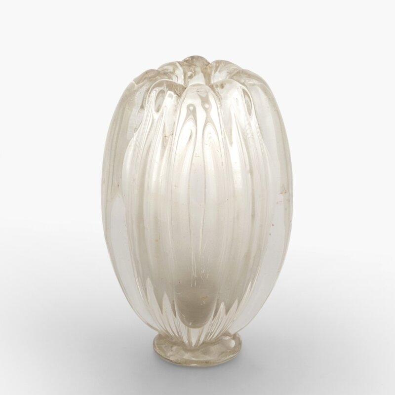 Flavio Poli, ‘A ribbed crystal vase’, circa 1935, Design/Decorative Art, Aste Boetto