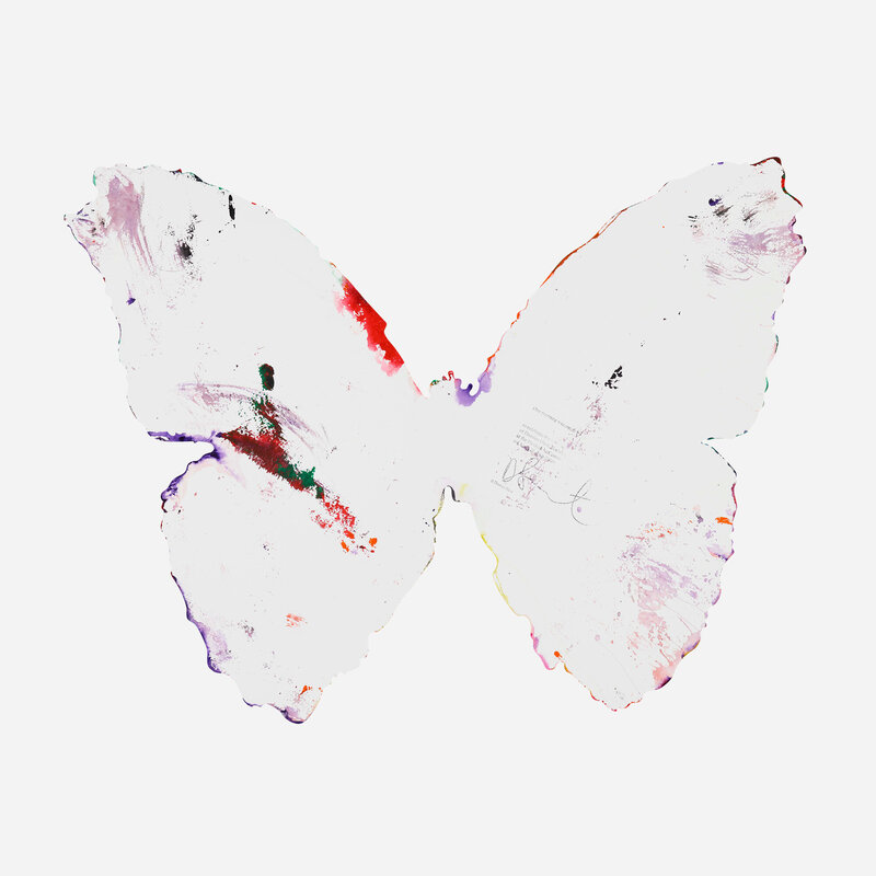 Damien Hirst, ‘Butterfly Spin Painting’, 2009, Painting, Acrylic on paper, Rago/Wright/LAMA/Toomey & Co.