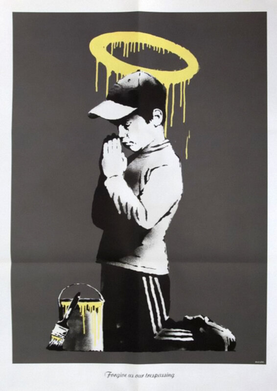 Banksy, ‘Forgive Us Our Trespassing’, 2010, Ephemera or Merchandise, Poster, AYNAC Gallery