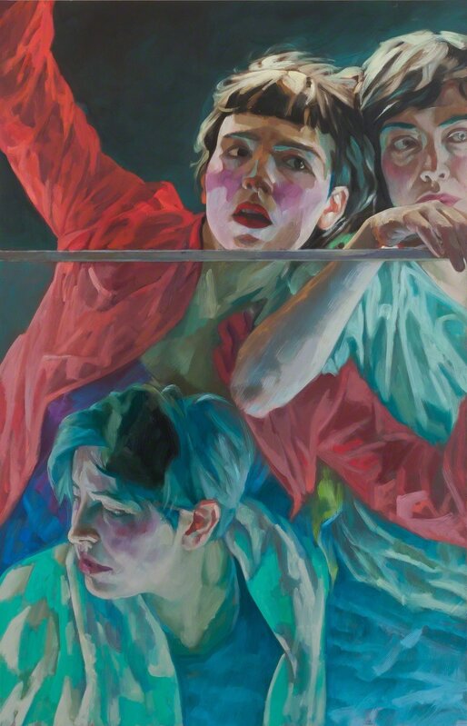 Xenia Hausner, ‘Women in Trouble’, 2018, Painting, Oil on paper on Dibond, Galerie von Braunbehrens