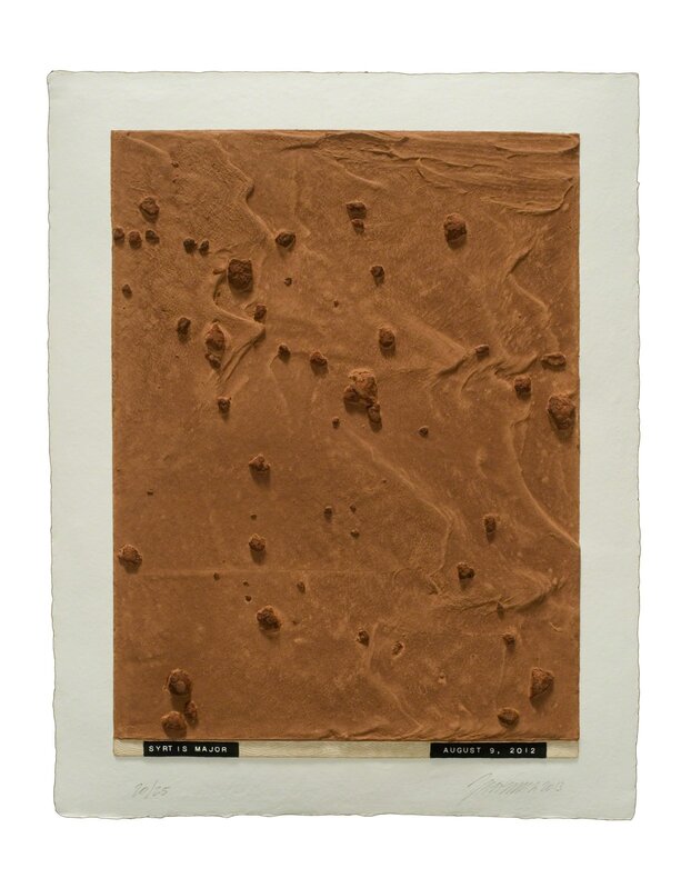 Julião Sarmento, ‘Curiosity’s Eye (syrtis major)’, 2013, Print, Mixografia® print on handmade paper, Mixografia