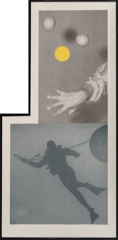 John Baldessari, ‘Juggler's Hand (with Diver)’, 1988, Print, Lithograph in colors on paper, Heritage Auctions