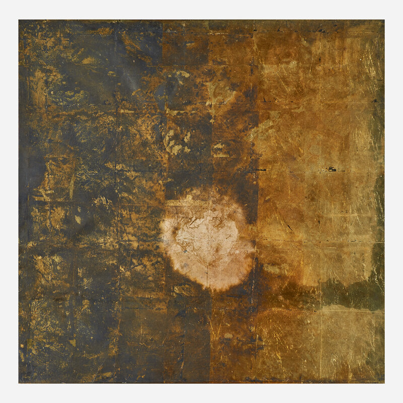 Dove Bradshaw, ‘Untitled’, 1991, Mixed Media, Encaustic and gold-leaf on canvas, Rago/Wright/LAMA/Toomey & Co.
