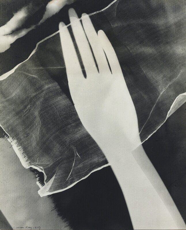 Man Ray, ‘Rayograph of Hand’, 1927/1960c, Photography, Silver print on original mount., Contemporary Works/Vintage Works