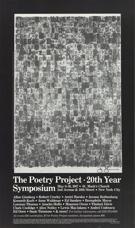 Jasper Johns, ‘Alphabets’, 1987, Posters, Offset Lithograph, ArtWise