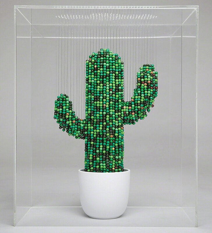 Natasja van der Meer, ‘Cactus’, 2017, Sculpture, Beads on nylon thread, Woolff Gallery