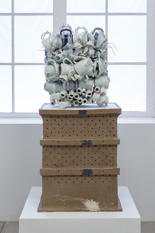 Daniel Bare, ‘Cumulus’, 2018, Sculpture, Post-consumer found ceramic objects, porcelain, glaze, Ni/Cr wire, stoneware, Jane Hartsook Gallery