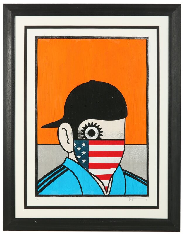 Paul Insect, ‘Clockwork America’, 2012, Print, Hand Embellished Screenprint On Arches 88, Chiswick Auctions