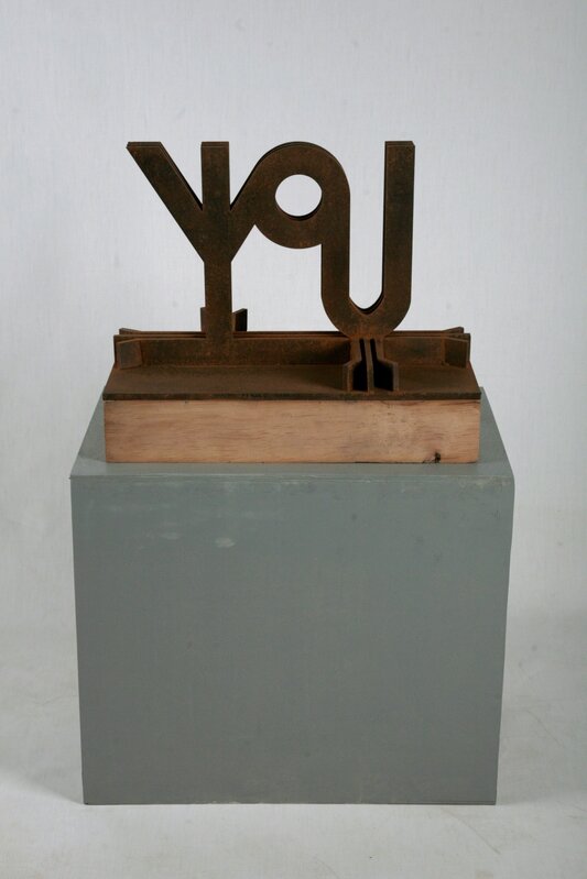 Huang Rui 黄锐, ‘I LOVE U’, 2012, Sculpture, Steel and wood, 10 Chancery Lane Gallery