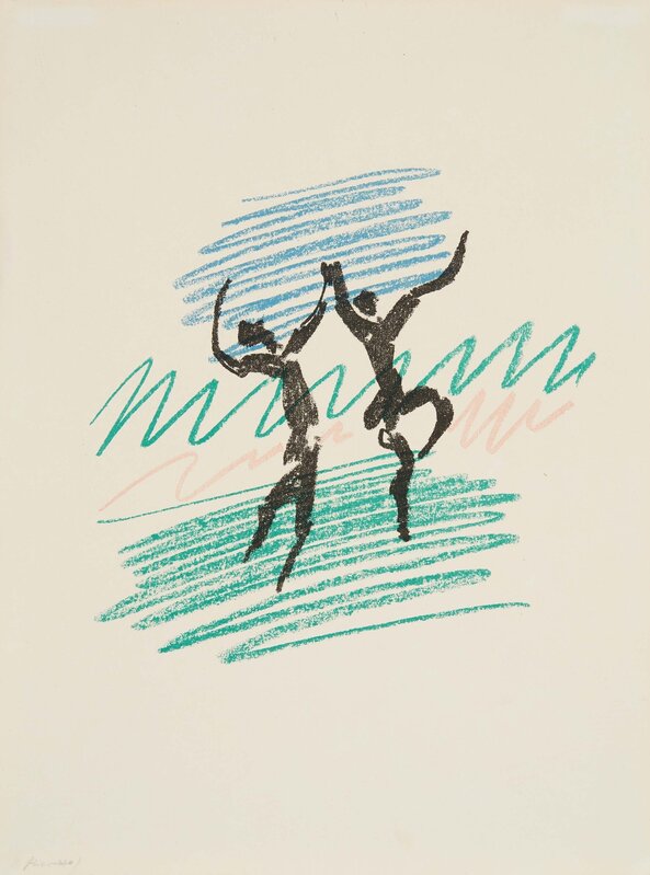 Pablo Picasso, ‘Frontispice Mourlot III’, 1956, Print, Colour lithograph on vellum, Van Ham