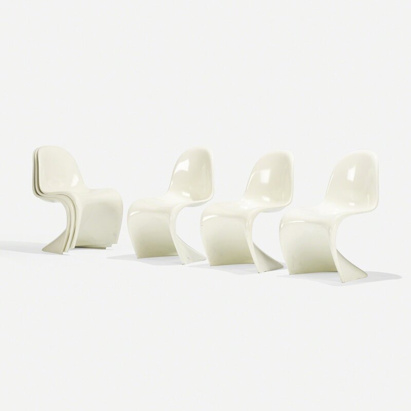Verner Panton, ‘Panton Chairs, Set of Six’, 1967, Design/Decorative Art, Molded and lacquered fiberglass, Rago/Wright/LAMA/Toomey & Co.