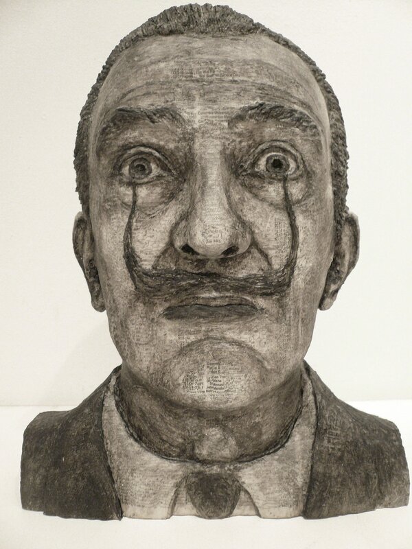 Alex Queral, ‘Dali’, Sculpture, Hand carved telephone book, Projects Gallery