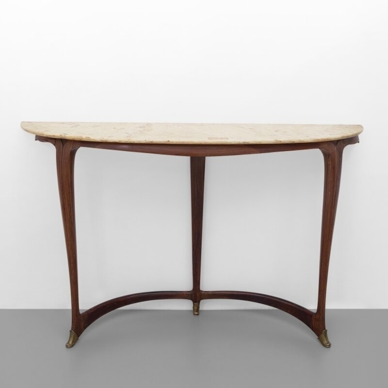 Guglielmo Ulrich, ‘A console’, 1940's, Design/Decorative Art, Solid rosewood and marble top., Aste Boetto