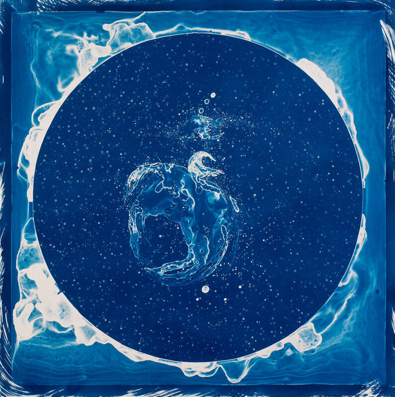 Lia Halloran, ‘Orion Nebula, after Williamina Fleming’, 2018, Photography, Cyanotype on paper from painted negative, Luis De Jesus Los Angeles
