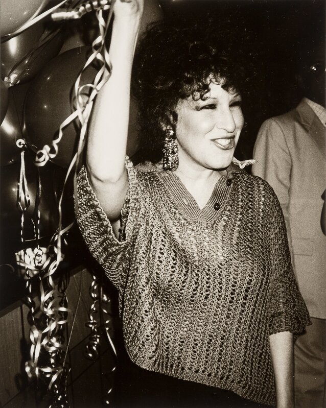 Andy Warhol, ‘Bette Midler at Studio 54’, Photography, Gelatin silver, Heritage Auctions