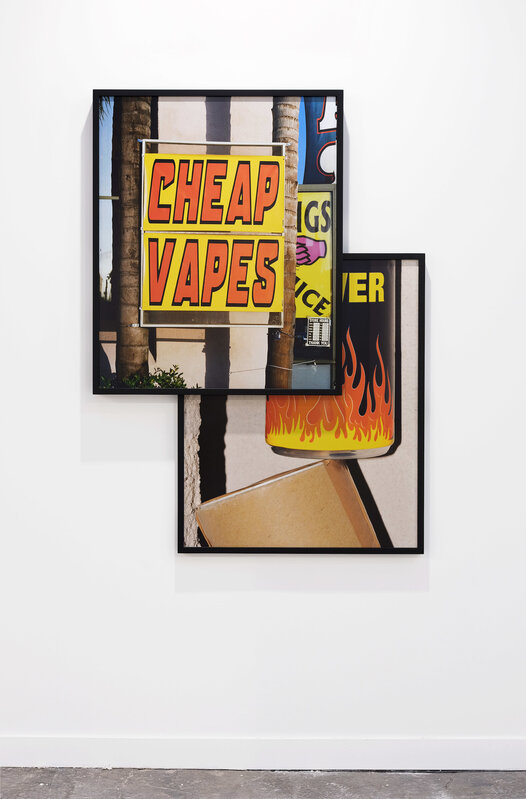 Viktoria Binschtok, ‘Cheap Vapes / Power Drink’, 2018, Photography, 2 dig. c-prints, custom-made frames, Klemm's