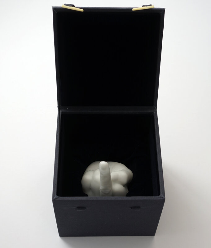 Ai Weiwei, ‘Study of Perspective (opaline white)’, 2018-2019, Ephemera or Merchandise, Cast Murano glass multiple, Artsy x Forum Auctions