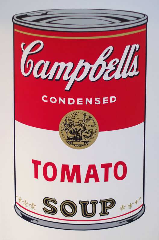 Andy Warhol, ‘Tomato - Campbell’s Soup I - After Warhol’, 2018, Print, Screenprint on Museum Board paper, RestelliArtCo.