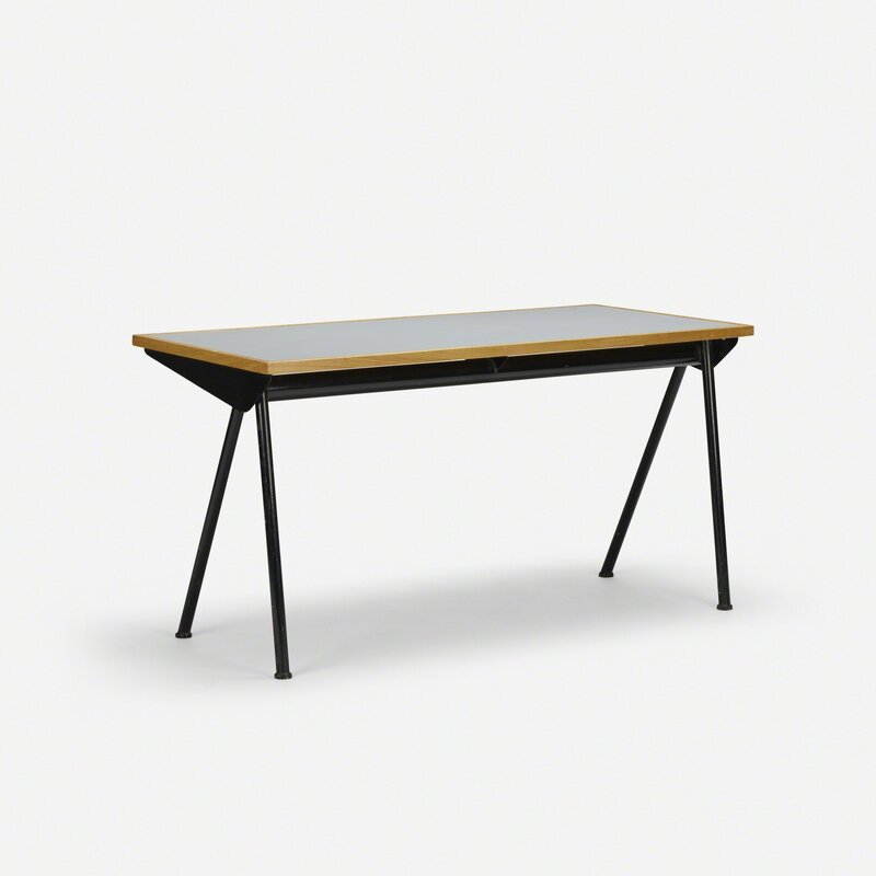 Jean Prouvé, ‘Compas Desk’, 1955, Design/Decorative Art, Enameled steel, laminate, beech, Rago/Wright/LAMA/Toomey & Co.