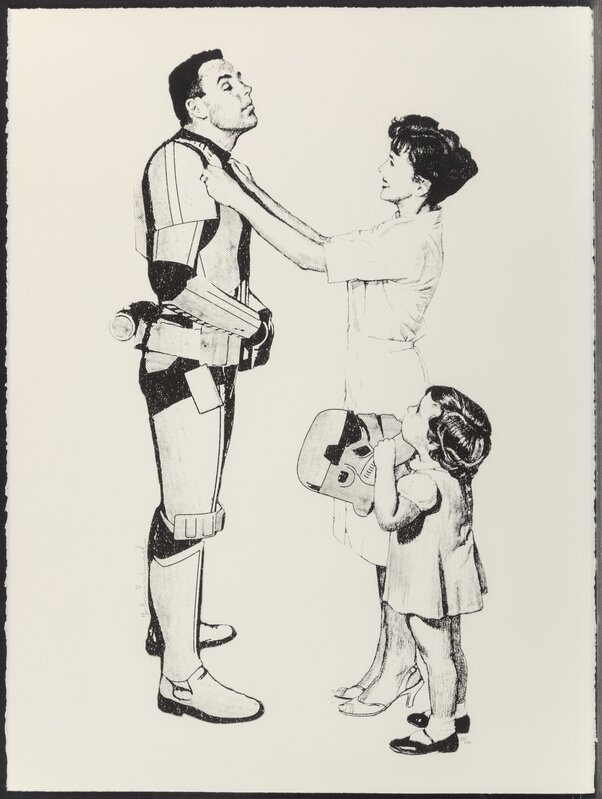 Mr. Brainwash, ‘Late for Work (Stormtrooper)’, 2010, Print, Screenprint in colors on Archival Art paper, Heritage Auctions